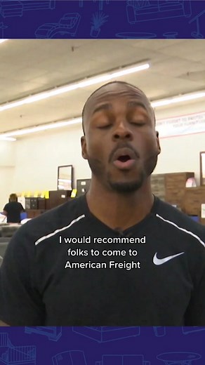 Our customers love our affordable prices! 💙 Visit your local American Freight and find a great deal today! #americanfreight #lowestprice #clearancefinds #clearanceshopping #furnitureshopping #applianceshopping