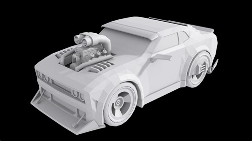 【3dmax建模】爆肝2小时教会你汽车载具建模，3dmax零基础布线讲解，3dmax新手建模案例教程