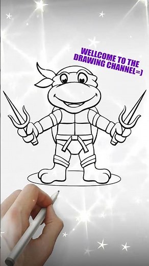 How to Draw a Ninja Turtle