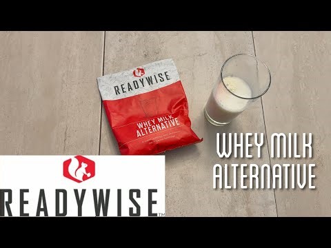 Trying READYWISE Whey Milk Alternative : Emergency Food Supply : 25 Year Shelf Life : Costco
