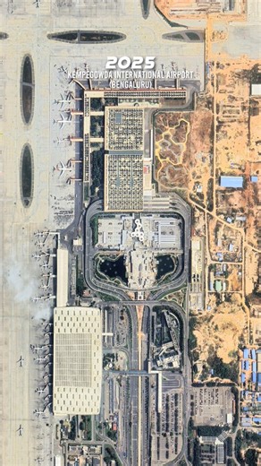 indianoverviewer on Instagram: "✈️ Kempegowda International Airport, Bengaluru (BLR) has evolved into one of India’s most advanced and fastest-growing aviation hubs. Key developments include the expansion of Terminal 1, the launch of the iconic Terminal 2 with a sustainable, nature-inspired design, and dual parallel runways supporting wide-body international operations. Enhanced cargo facilities, upcoming MRO hubs, and improved metro & road connectivity have significantly boosted capacity and ef