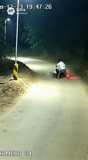 Tiger attack on bike captured in cctv #shorts #viral