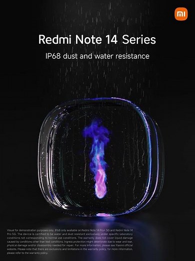 Redmi Note 14 Series | IP68