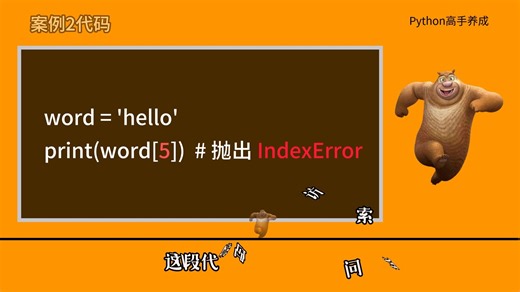 9.Python字符串索引揭秘：从0开始的神奇之旅