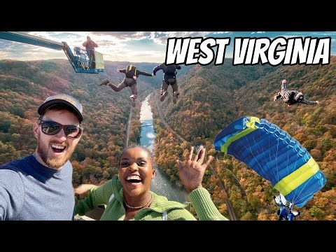 First Time at WEST VIRGINIA’s HUGE Bridge Day Festival| Surprise Breakfast+Chili Cook-Off+Epic Hike!