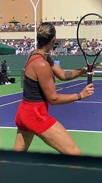 Sexy Sabalenka vs Emma Navarro : Hottest WTA Beauties Tennis Practice Indian Wells 114
