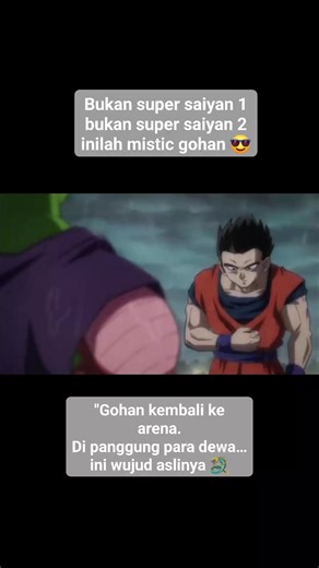 Gohan's Mystic Transformation in Dragonball Z
