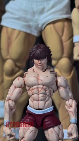 Baki Hanma action figure tiny size unboxing ASMR