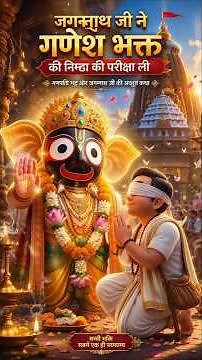 Jagannath Ji Tested the Devotion of a Ganesha Bhakta 😭🙏 | The Story of Ganpati Bhatt and Jagannat...