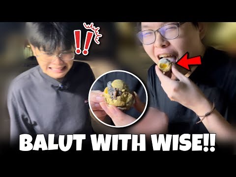 DJY vs BALUT Challenge With WISE!! 🤣