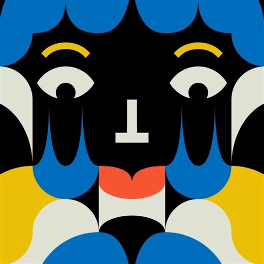 KUBIKINO by Carolina Melis @carolina_melisKubikino is an idiosyncratic face, made of a combination of graphical elements and colors generated by code. Using an essential library of geometries deriving from the circle in primary tones, the code randomly creates new faces resembling human physiognomy, animals and traditional masks.KUBIKINO is now on display until August 16 at the Museum of Light + Art @museumartlight as part of the exhibition EMULATION: Selections from the Art Blocks 500.