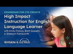 Webinar: High Impact Virtual Literacy Instruction for ELL Students