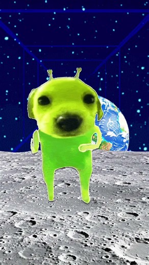 :3 alien dog 🟢 alien 👽 ￼ dog ;3￼