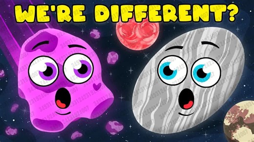 2024.05.23 【KLT】小行星和矮行星有何不同？｜儿童太空合集｜KLT_哔哩哔哩_bilibili