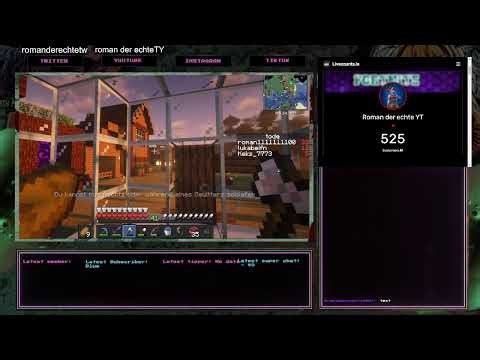 ich bin live kommt rein wir zocken Minecraft