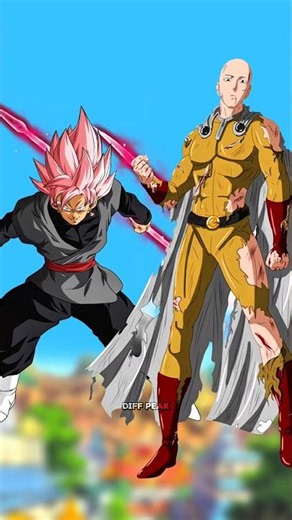 Goku black vs saitama