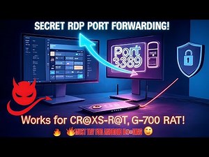 Windows RDP Port Forwarding Tutorial! | 2025 new method | CR@XS-R@T Port Forwarding