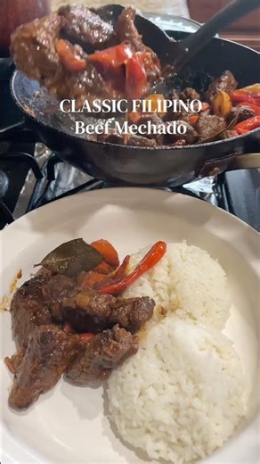 Classic Filipino beef Mechado Pampanga style #filipinocuisine #beefmechado #beefrecipe