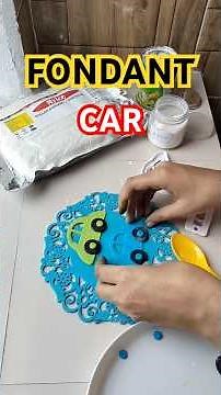 How to Make a Fondant Car | Easy Fondant Car Tutorial