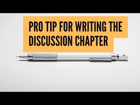 How to write the discussion chapter in research paper? Single most important tip