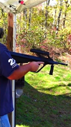 Die Hard Steyr AUG 5.56 Full Auto Machine Gun Demo At the Range!