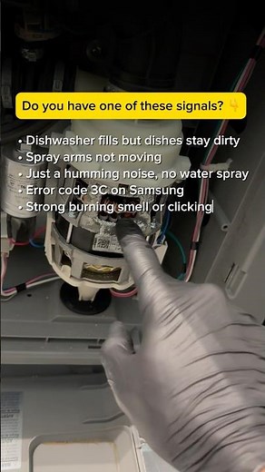 Samsung Dishwasher Not Cleaning? #appliancerepair