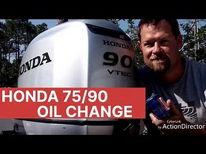 Honda 75/90 HP Oil Change
