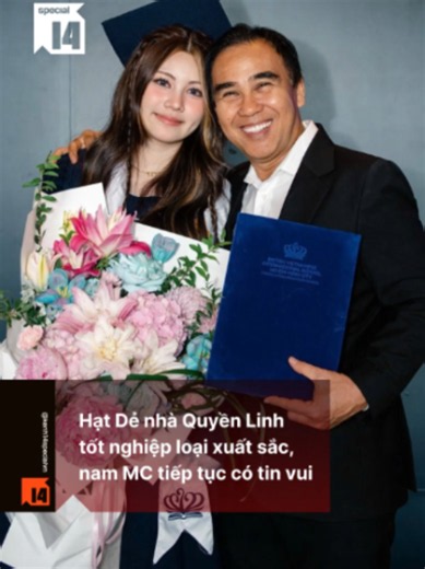 MC Quyền Linh chia sẻ khoảnh khắc cả gia đình dự lễ tốt nghiệp của Hạt Dẻ. Cô con gái út nhà MC Quyền Linh ngày càng cho thấy nhiều điểm nổi bật không hề thua kém chị gái. Từ ngoại hình, học tập, tài lẻ,... Hạt Dẻ đều có những dấu ấn riêng. #Kenh14Special #Kenh14 #Amm #tiktokviral #tiktokgiaitri #BBFN