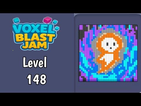 Voxel Blast Jam Level 148 Gameplay