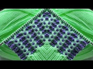 Easy And Beautiful Two Colour Knitting Pattern/Bunai Design