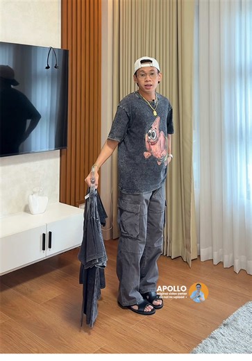 acid wash shirt, with cartoon character print 🥳