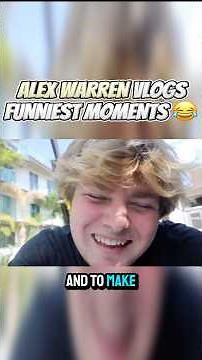 Alex Warren Vlogs Funniest Moments 😂 #alexwarren