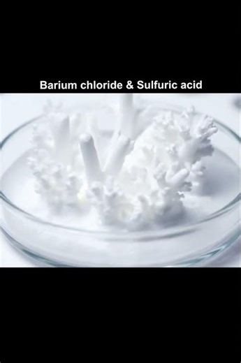 Metal Proliferation, Chemical Reaction of Barium chloride & Sulfuric acid