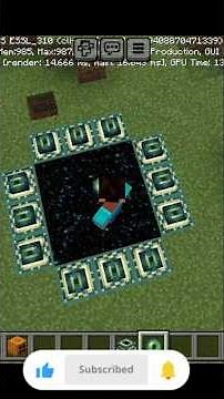 How to make end portal in Minecraft