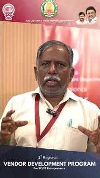 3rd regional Vendor Development Programme – Vellore #tahdco