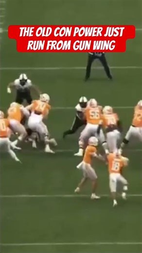 The old con power just run from gun wing