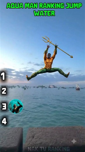 Ranking Aquaman Craziest Water Jumps! 🌊🧜‍♂️