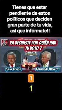 Fernando Olivera vs Cesar Acuña para elecciones 2026 1 #peruanos #Perú #ayacucho #puno #cuzco #lima