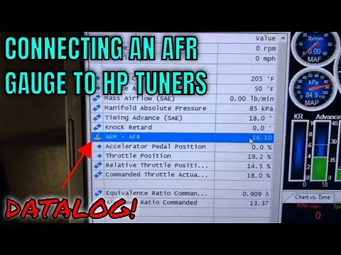 AFR Gauge Datalog with HPTuners