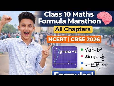 Class 10 Maths Formula Marathon 🧠 | All Chapters | NCERT | CBSE 2026 | Ritik Mishra