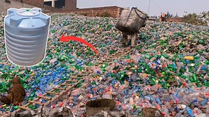 The Incredible Eco-Friendly Process: Turning Waste Plastic Bags into Durable Water Tanks