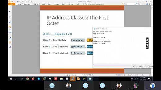 IP Address Classes (First Octet) : IP address classes are identified by the first octet and fixed leading bits. • Class A: Starts with 0 → large networks, many hosts • Class B: Starts with 10 → medium networks • Class C: Starts with 110 → small networks This concept helps understand network vs host portions in IPv4 addressing. #IPaddress #IPv4 #NetworkingBasics #CCNA #Subnetting #NetworkClasses #FirstOctet | CCNA BD