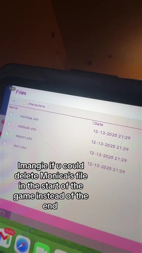 #fyp #monika #ddlc #files #epsteinfiles | monica gallagher