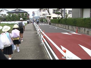 香川で初 「ハンプ」設置実験 段差で車の速度を抑制、通学路の安全確保へ
