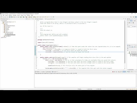 Java Lab: Swapping Variables