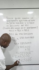 Como calcular un porcentaje de descuento sin calculadora | Profe Edinson