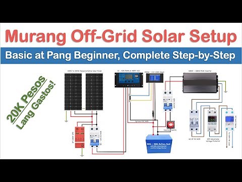 Pang Beginner at Budget Meal 12V Solar Off Grid Tutorial - Part 2