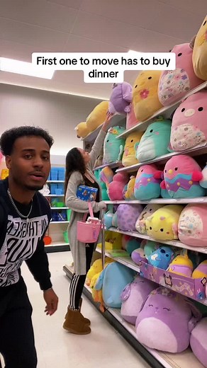 Couples Challenge: First One to Move Buys Dinner!