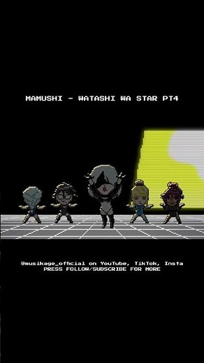 Mamushi - Watashi Wa Star [8-bit NES Cover, 2B and Kiryu vocals] (ft. Project Saga) | Part 4 #Shorts