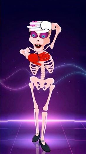 Spooky Skeleton Color Mixing! #learning #kidsvideo #colormixing #teeheetown #shorts
